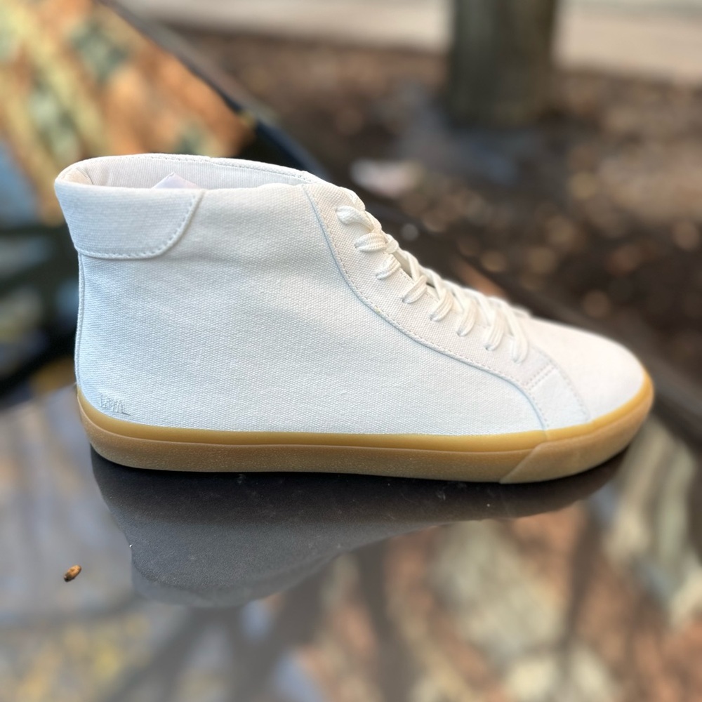 Madewell White canvas high top. Size 10.5 men